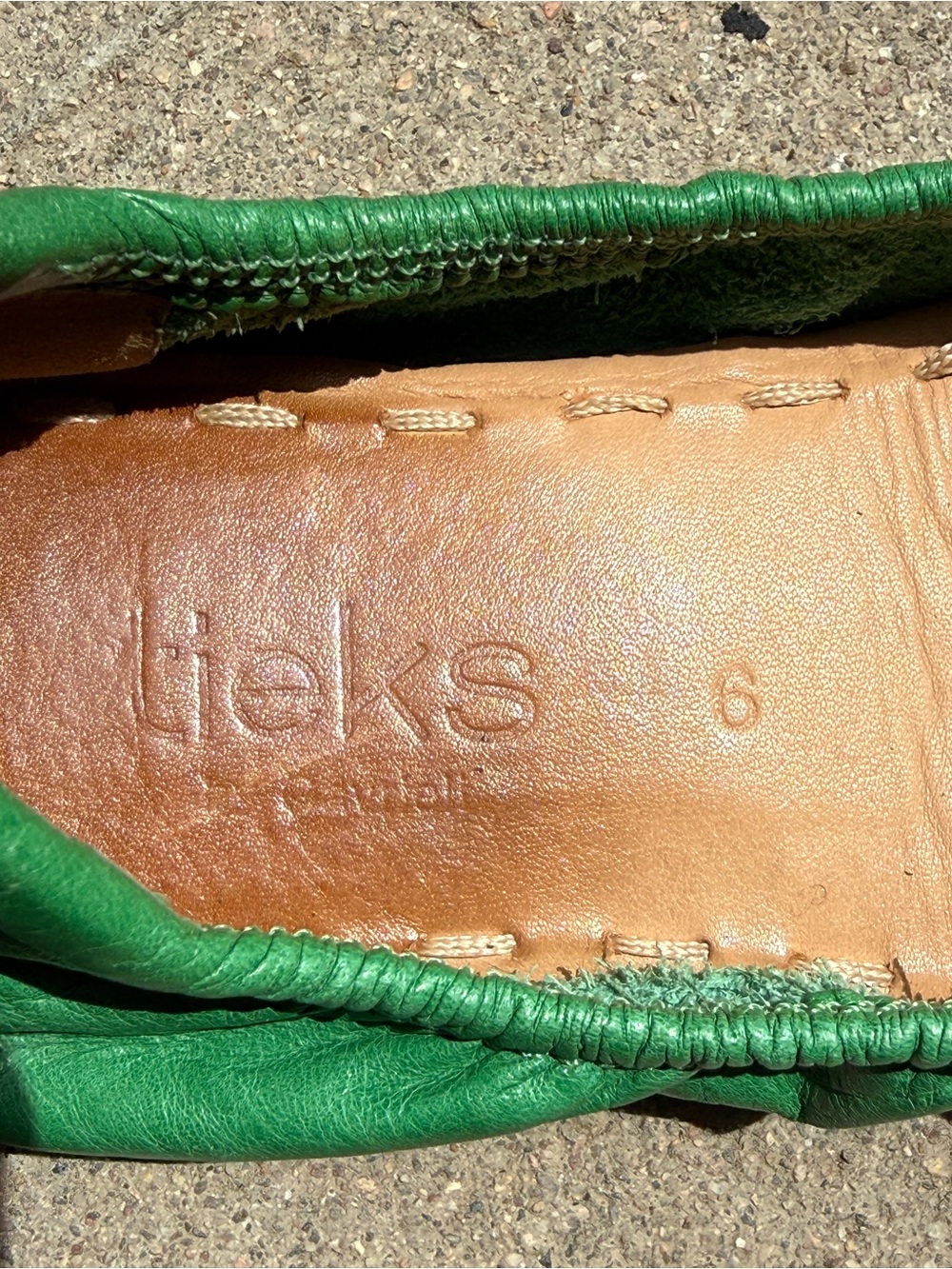 TIEKS by Gavrieli Clover Green Ballet Flats - Picture 4 of 7